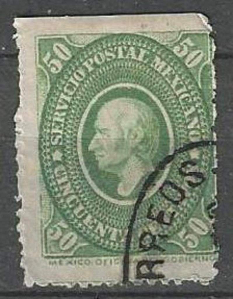 Mexique 1884 - Yvert 87 - Miguel Hidalgo (ST), Envoi, Affranchi