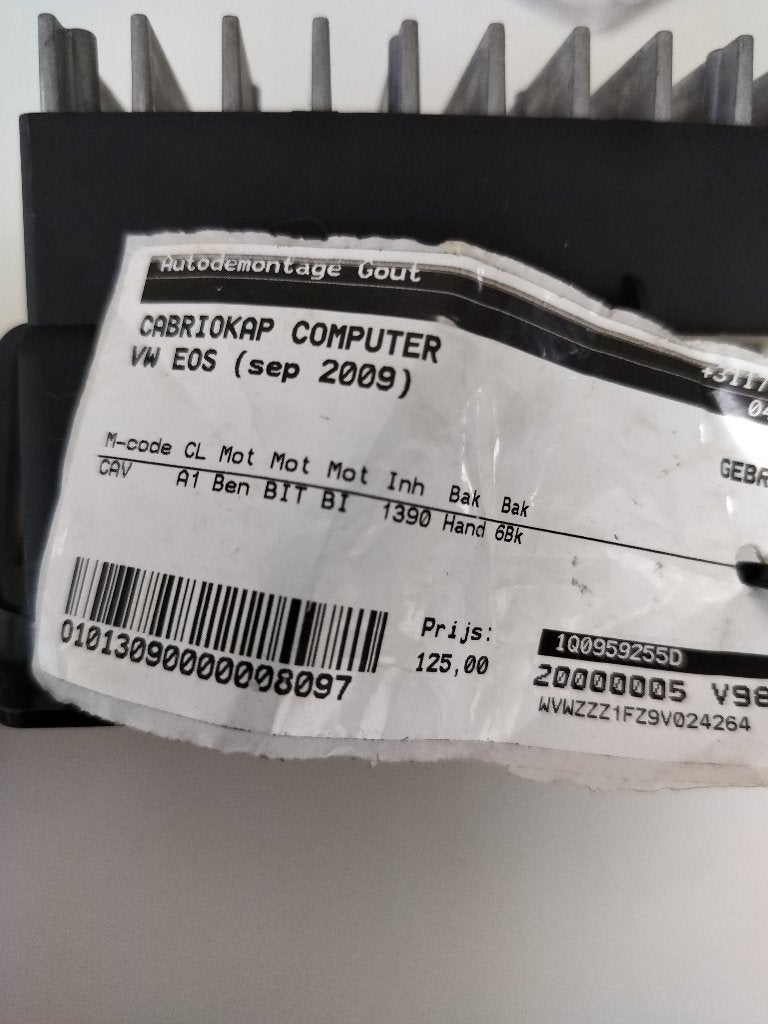 vw eos, Ophalen of Verzenden, Gebruikt, Volkswagen