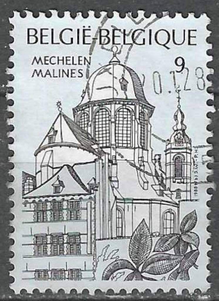 Belgie 1988 - Yvert/OBP 2289 - Toerisme - Mechelen (ST), Verzenden, Gestempeld, Gestempeld