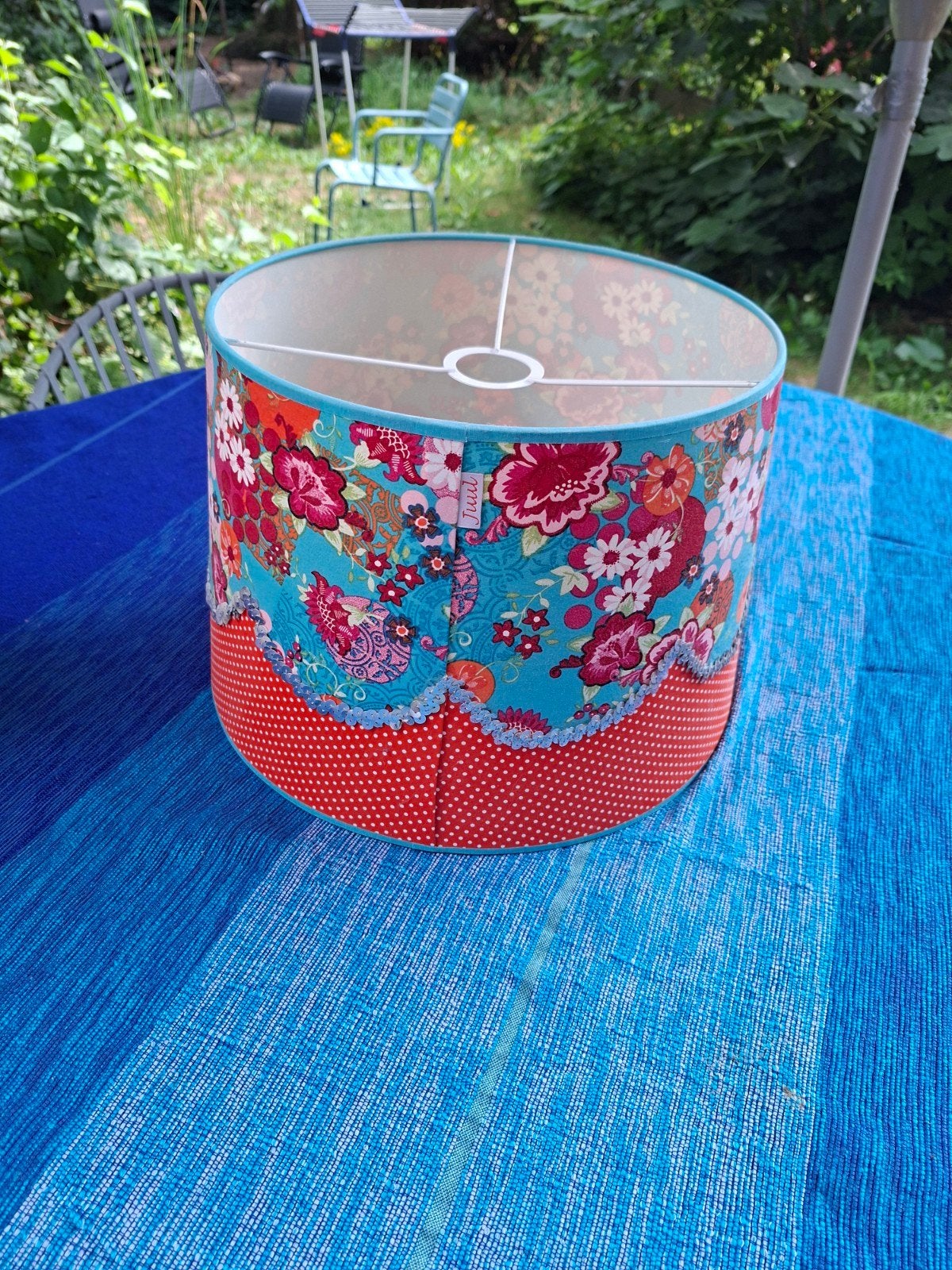 Fleurige Lampkap, Huis en Inrichting, Lampen | Lampenkappen, Ophalen
