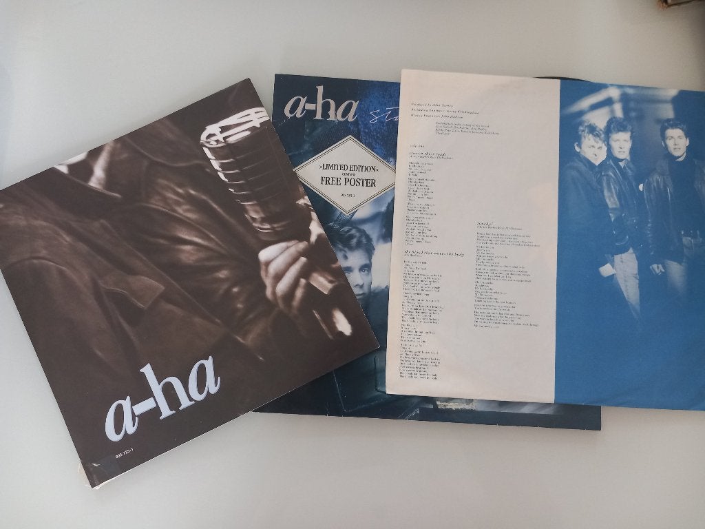 *avec affiche* LP vinyle A-HA Stay on these roads Pop Rock, Enlèvement ou Envoi, Pop, LP, 12 pouces