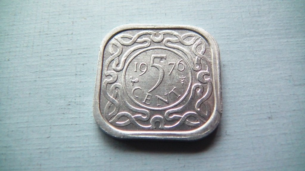 suriname 5 cents 1976, Enlèvement