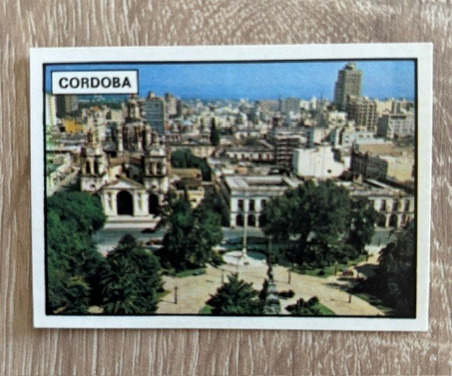 Panini Argentina 78 Sticker n38 Cordoba, Hobby & Loisirs créatifs, Autocollants & Images, Enlèvement ou Envoi, Comme neuf, Autocollant