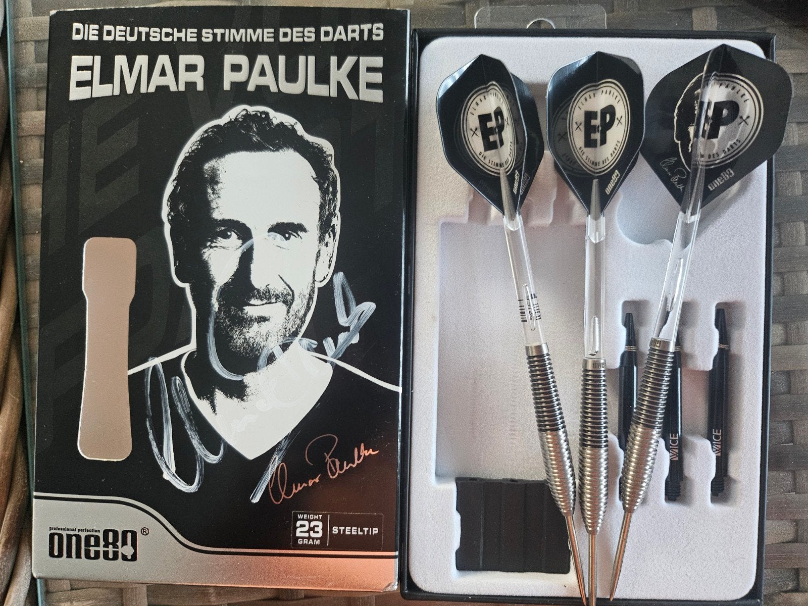 Elmar paulke 23 gram extra gesigneerd, Sports & Fitness, Fléchettes, Enlèvement
