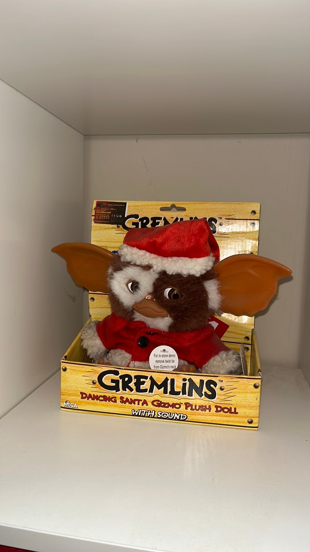 4 poupées Gremlins moelleuses, Collections, Enlèvement, Comme neuf, Film, Figurine ou Poupée