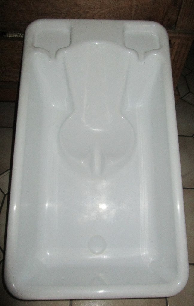 babybad met ingebouwde zit, Kinderen en Baby's, Badjes en Verzorging, Ophalen, Gebruikt