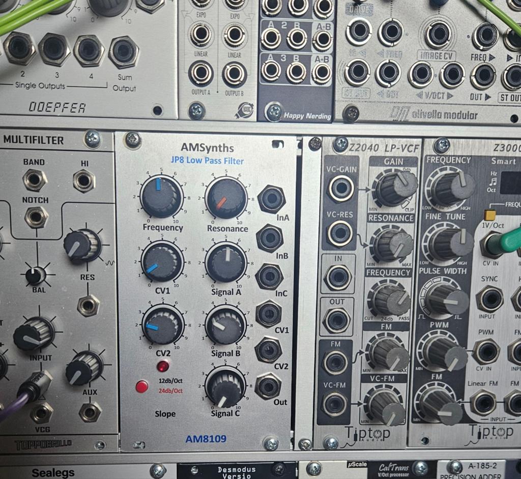 Eurorack Célébrité: AMS Jupiter 8 Filter (AM8109), Musique & Instruments, Modules de son, Enlèvement ou Envoi