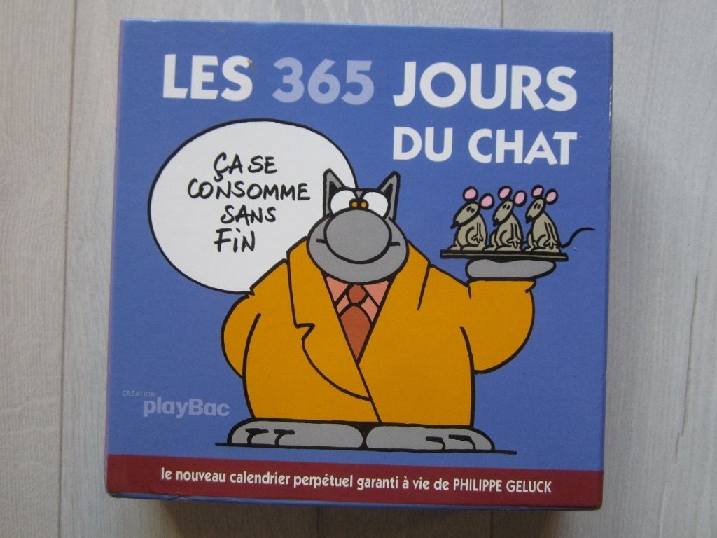 Les 365 jours du chat - calendrier perpétuel., Philippe Geluck, Eén stripboek, Nieuw, Ophalen of Verzenden
