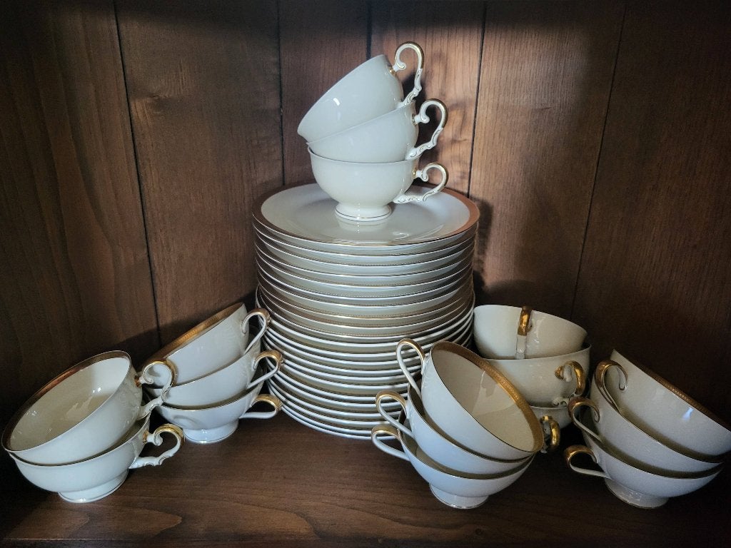 Romantisch koffieservies, Antiquités & Art, Antiquités | Services (vaisselle) complet, Enlèvement