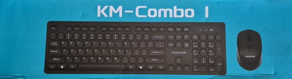 CLAVIER ET SOURIS SANS FIL GEEKOM, Neuf, Geekom, Enlèvement ou Envoi, Azerty