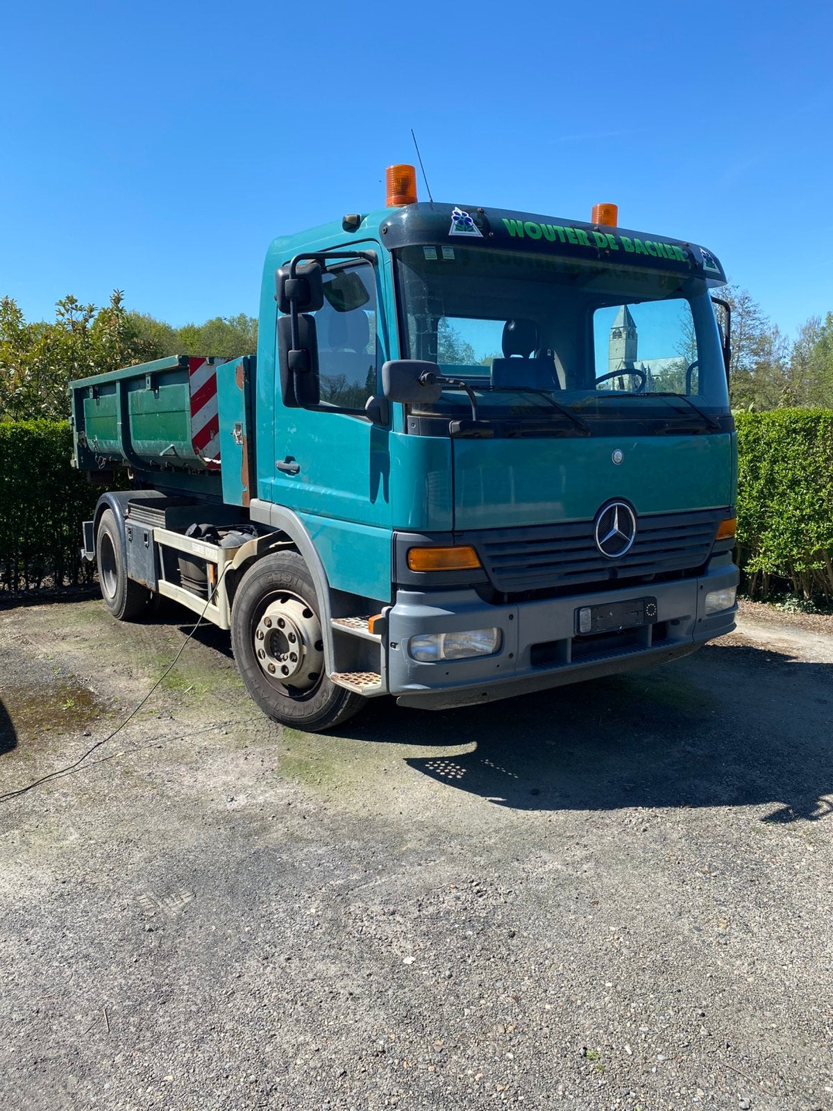 Mercedes atego container, Auto's, Mercedes-Benz, Particulier, Te koop, Handgeschakeld