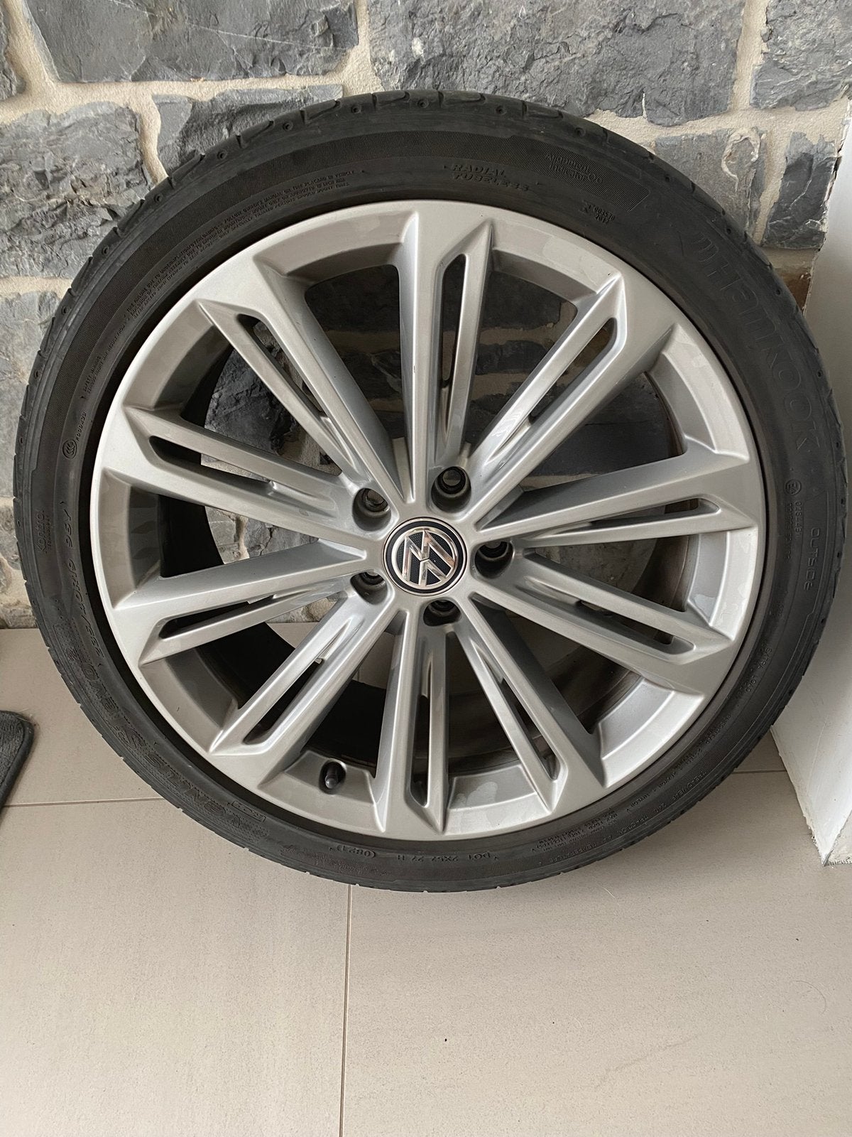 Jantes verona 19 pouces vw passat  B8, Gebruikt, Banden en Velgen, 235 mm, Zomerbanden