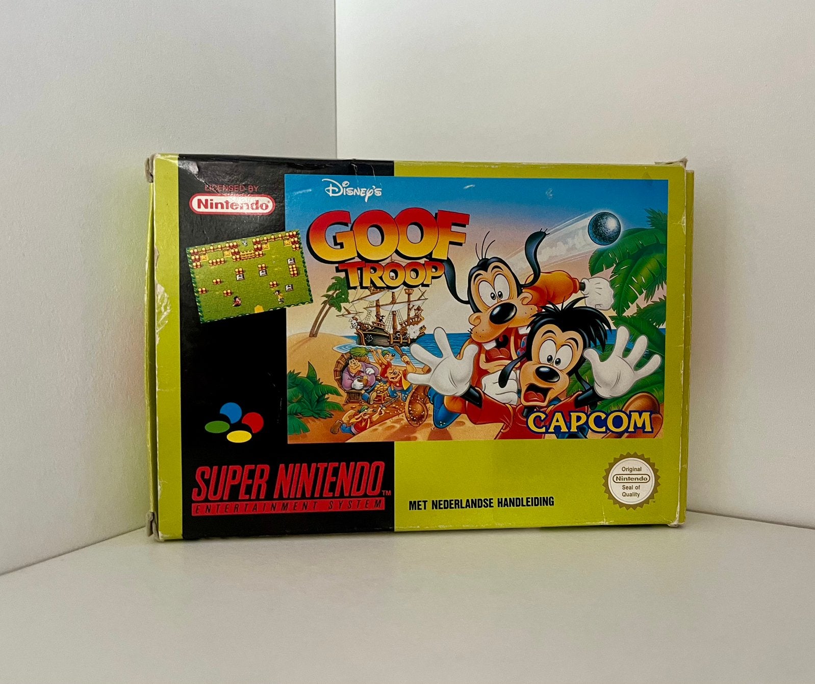 Goof troop snes, Games en Spelcomputers, Ophalen, Zo goed als nieuw