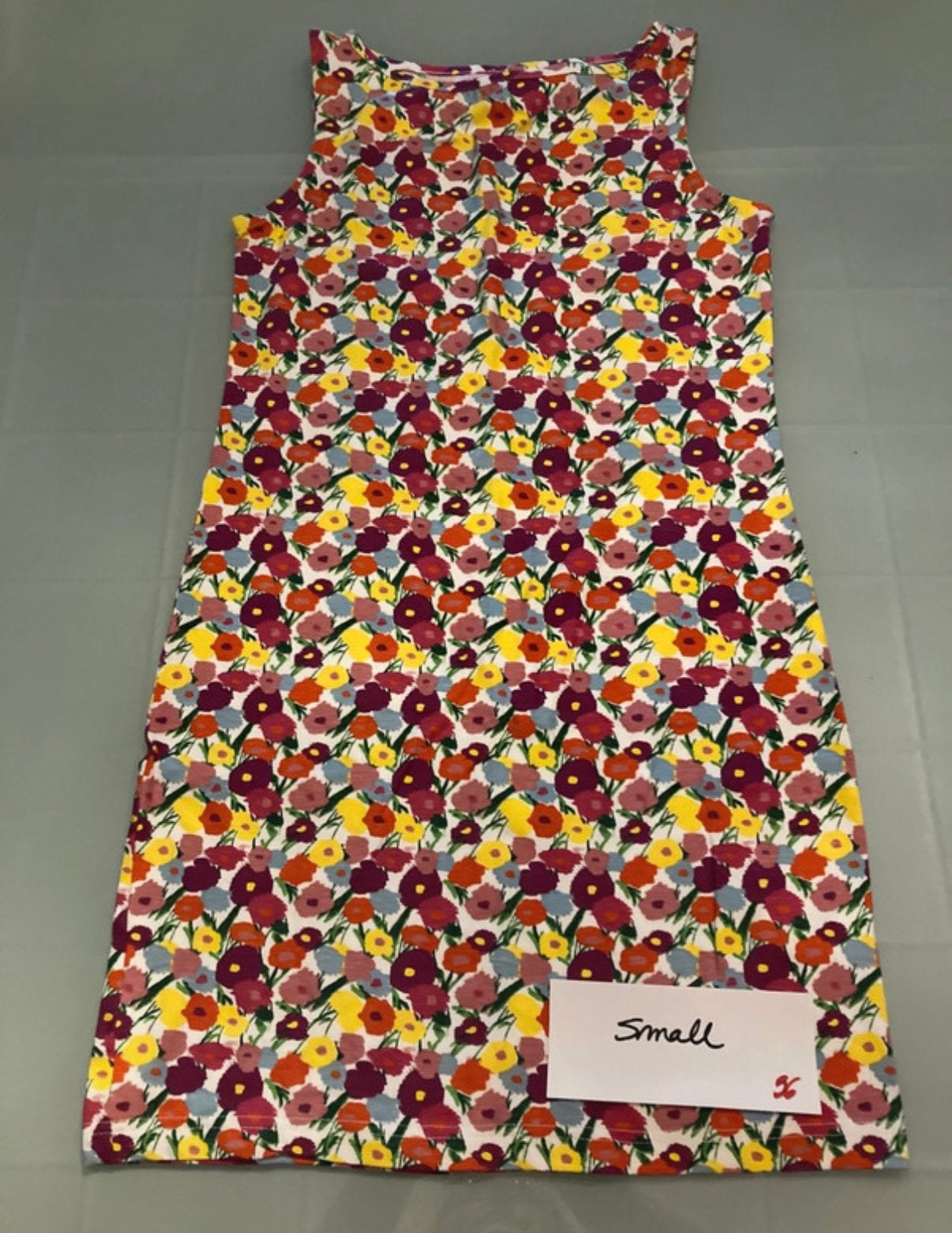 Zomerjurk met bloemen, small, venca, Kleding | Dames, Meerkleurig, Ophalen of Verzenden, Zo goed als nieuw, Maat 36 (S)