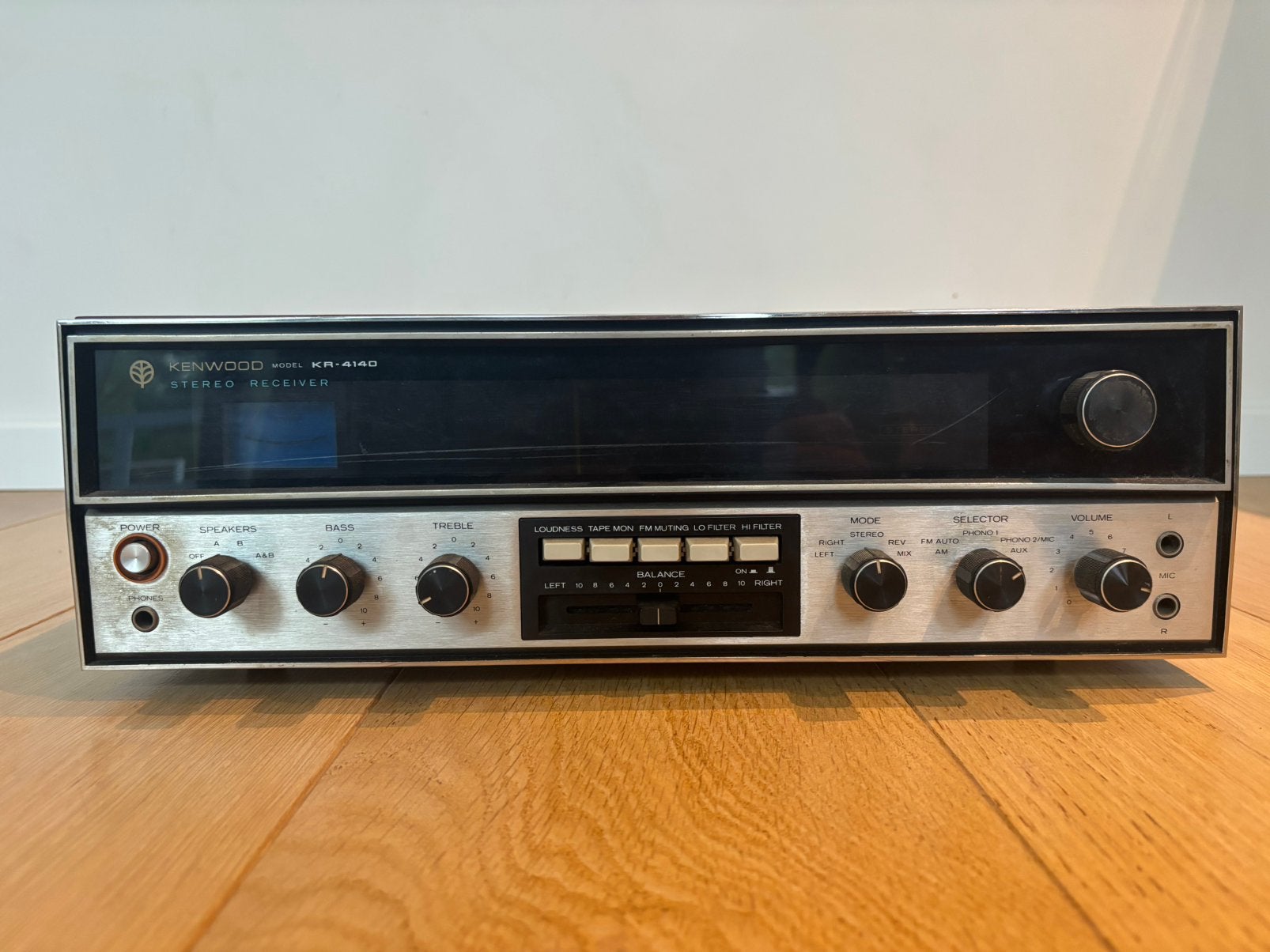 Récepteur stéréo FM Vintage Kenwood KR 4140 AM, TV, Hi-fi & Vidéo, Enlèvement, Utilisé