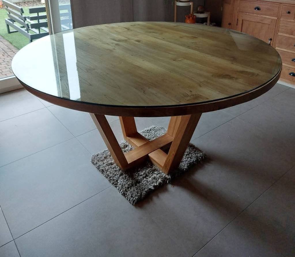 Tafel en stoelen, Huis en Inrichting, Ophalen, Teakhout
