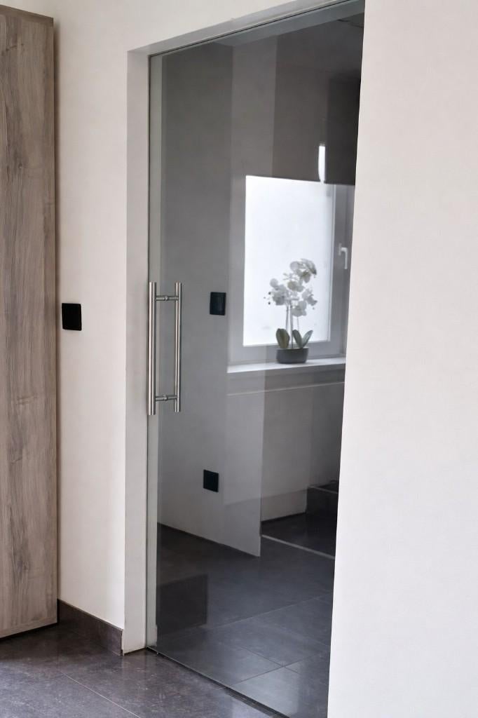 Porte d'intérieur en verre, Bricolage & Construction, Enlèvement, Utilisé, Autres types