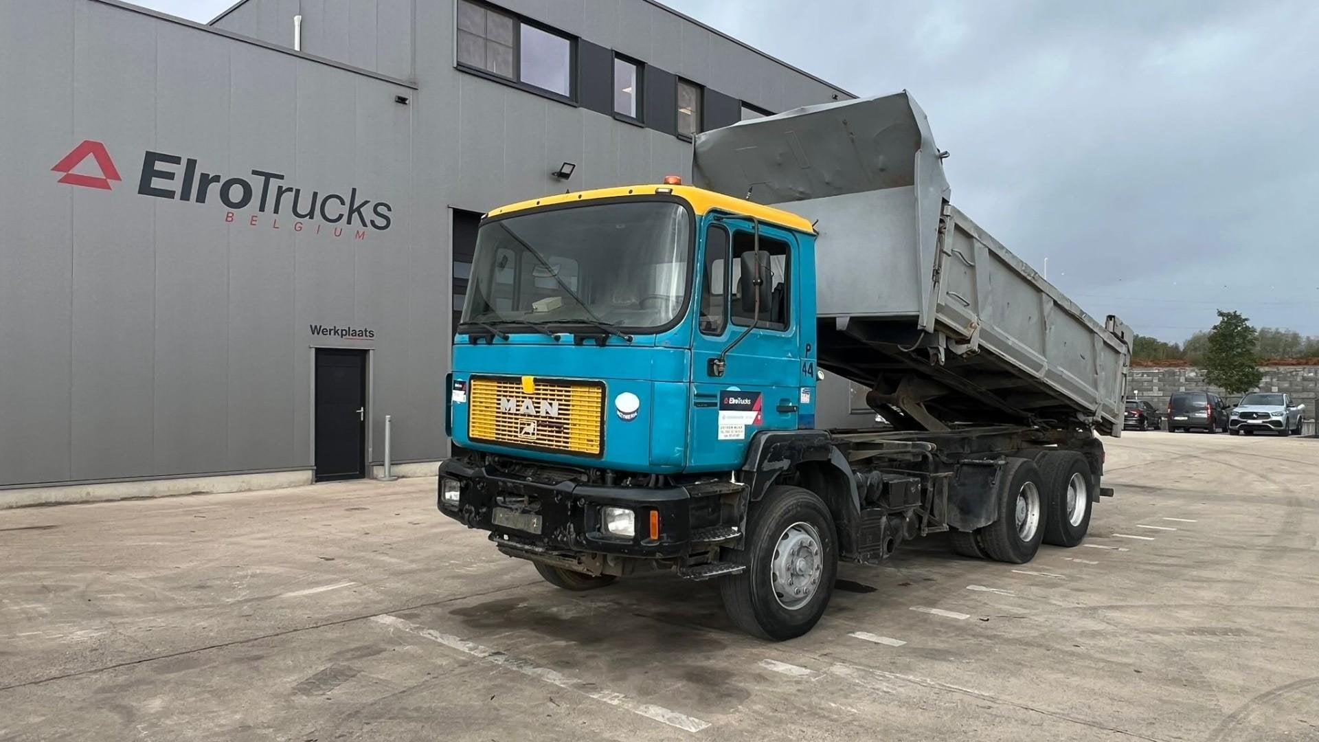 MAN 33.343 (BIG AXLE / 13 T AXLES / GRAND PONT / LAMES / STE, Euro 2, Achat, Entreprise, Boîte manuelle