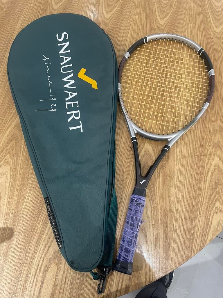 Uniek: Snauwaert Ti.S1 Pro - Vintage  met Originele Hoes, Enlèvement ou Envoi, Comme neuf, Raquette