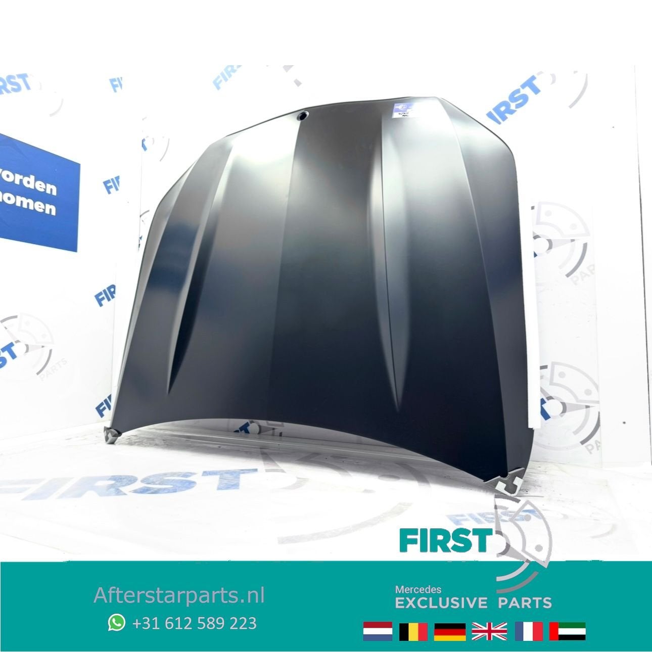 W205 C63 AMG DESIGN MOTORKAP voor Mercedes C Klasse 2014-202, Utilisé, -, Capot moteur, Avant