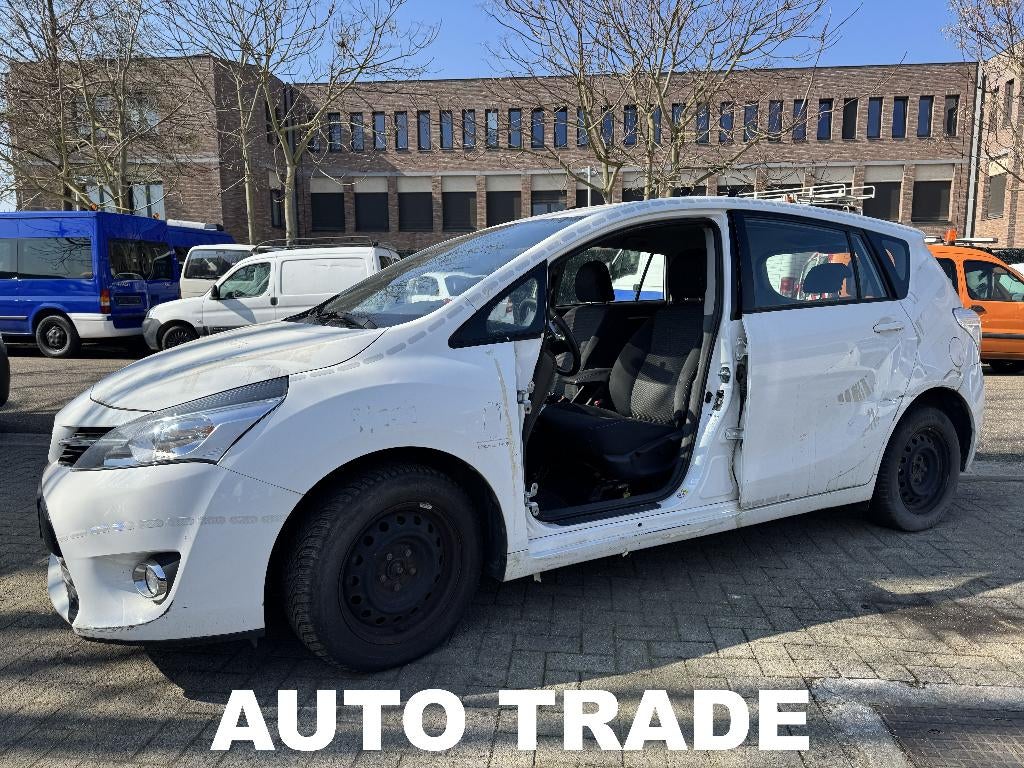 Toyota Verso | 1.6D | Euro 6b | 92000km | Zo meenemen, Voorwielaandrijving, Stof, 4 cilinders, Wit