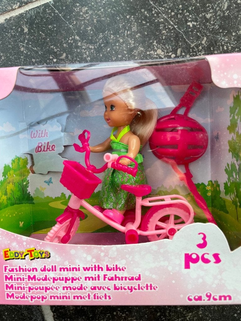 mini pop met fiets, Ophalen of Verzenden