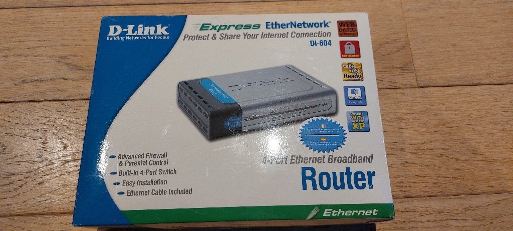 Routeur IP modem Câble/DSL 4 ports 10/100Mb D-LINK DI-604, Computers en Software, Ophalen, Nieuw, Router, D-LINK