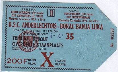 Anciens documents RSC Anderlecht, Enlèvement ou Envoi, Utilisé, Autres types