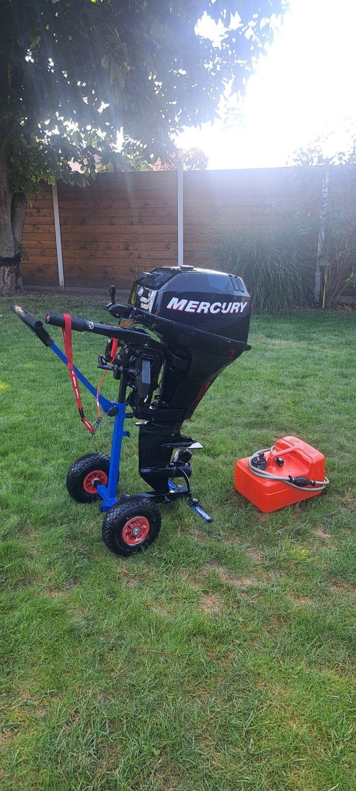 Mercury 15 pk kortstaart, Ophalen