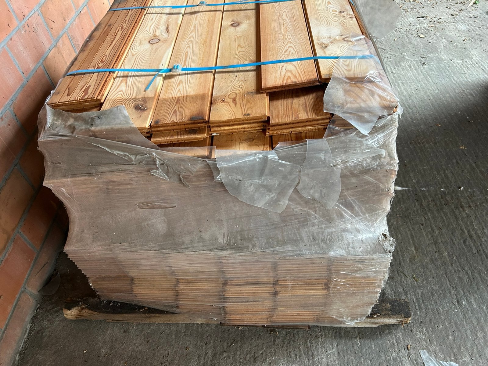 Grenen parket, Ophalen, Parket