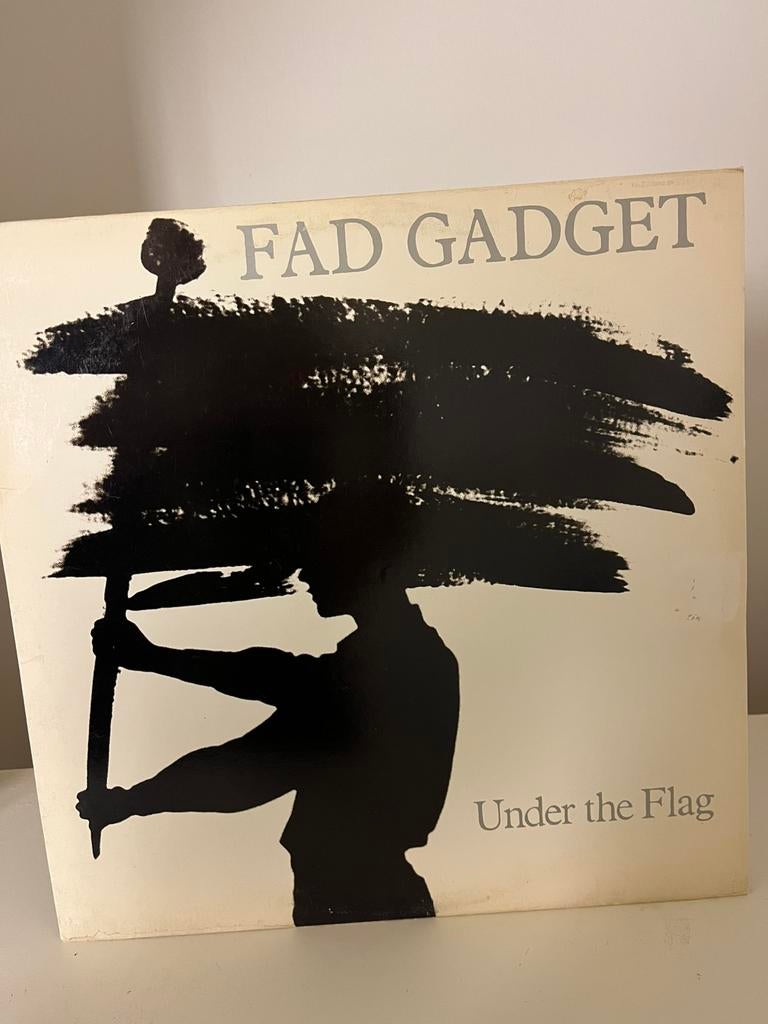 LP Fad Gadget “Under the flag” + insert, Cd's en Dvd's, Ophalen of Verzenden, Gebruikt