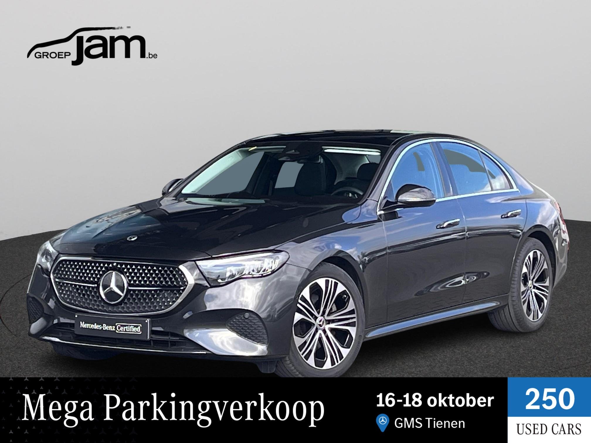 Mercedes-Benz E 220 d met Panodak, Auto's, Automaat, 4 cilinders, Lane Keeping Assist, Zwart