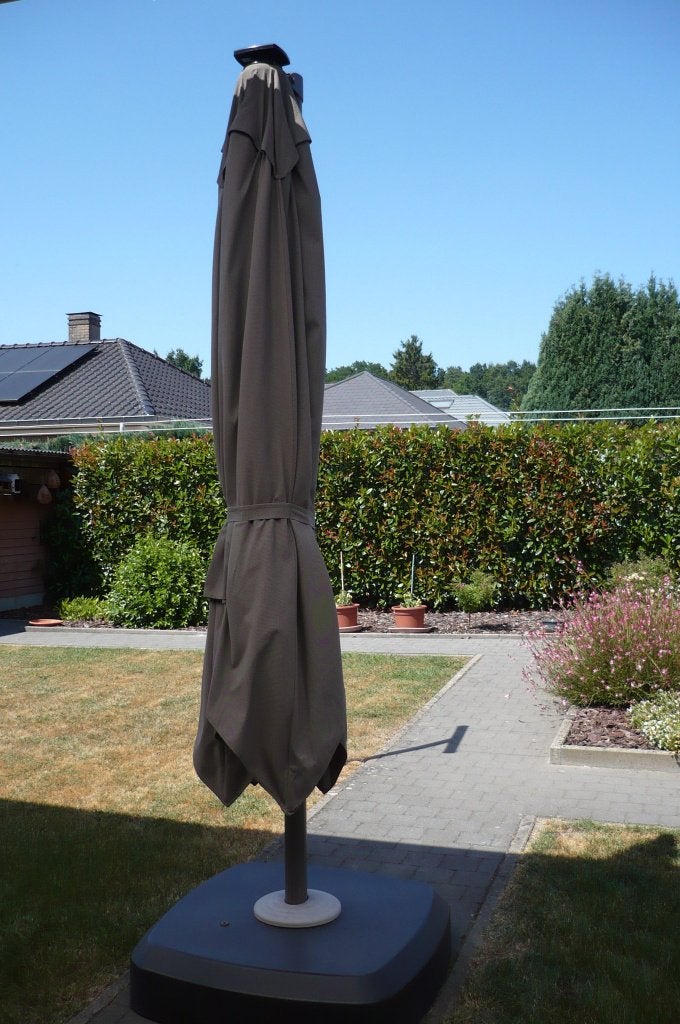 PARASOL SUNNY, Tuin en Terras, Parasols, Ophalen, Kantelbaar, 3 tot 4 meter, Zweefparasol