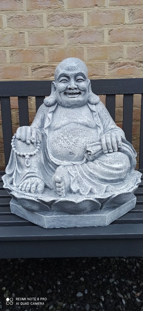 dikbuik boeddha zit, Tuin en Terras, Tuinbeelden, Ophalen, Nieuw, Kunststof, Boeddhabeeld