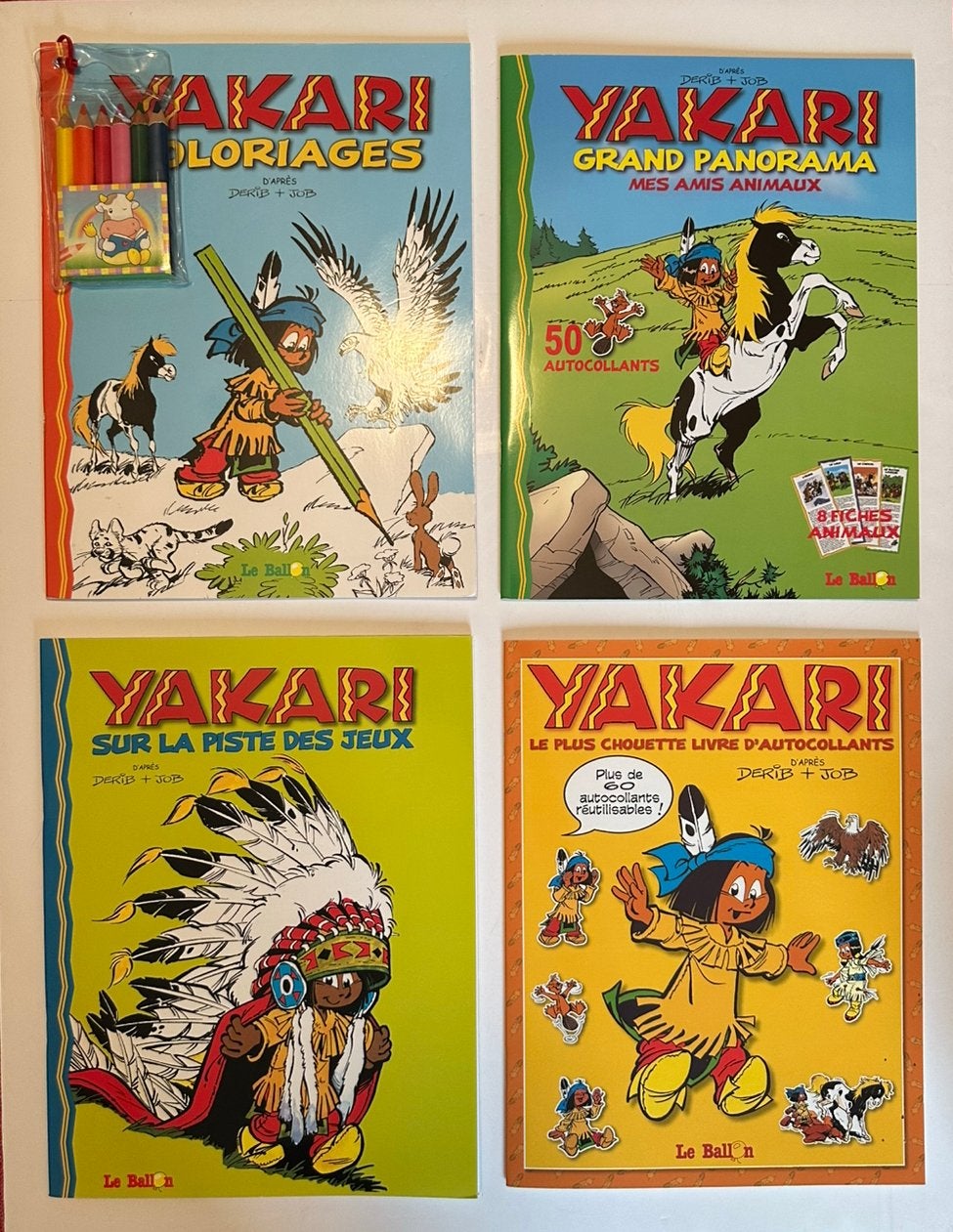 Derib : Yakari coloriages et jeux, Verzamelen, Verzenden, Overige figuren, Nieuw, Boek of Spel