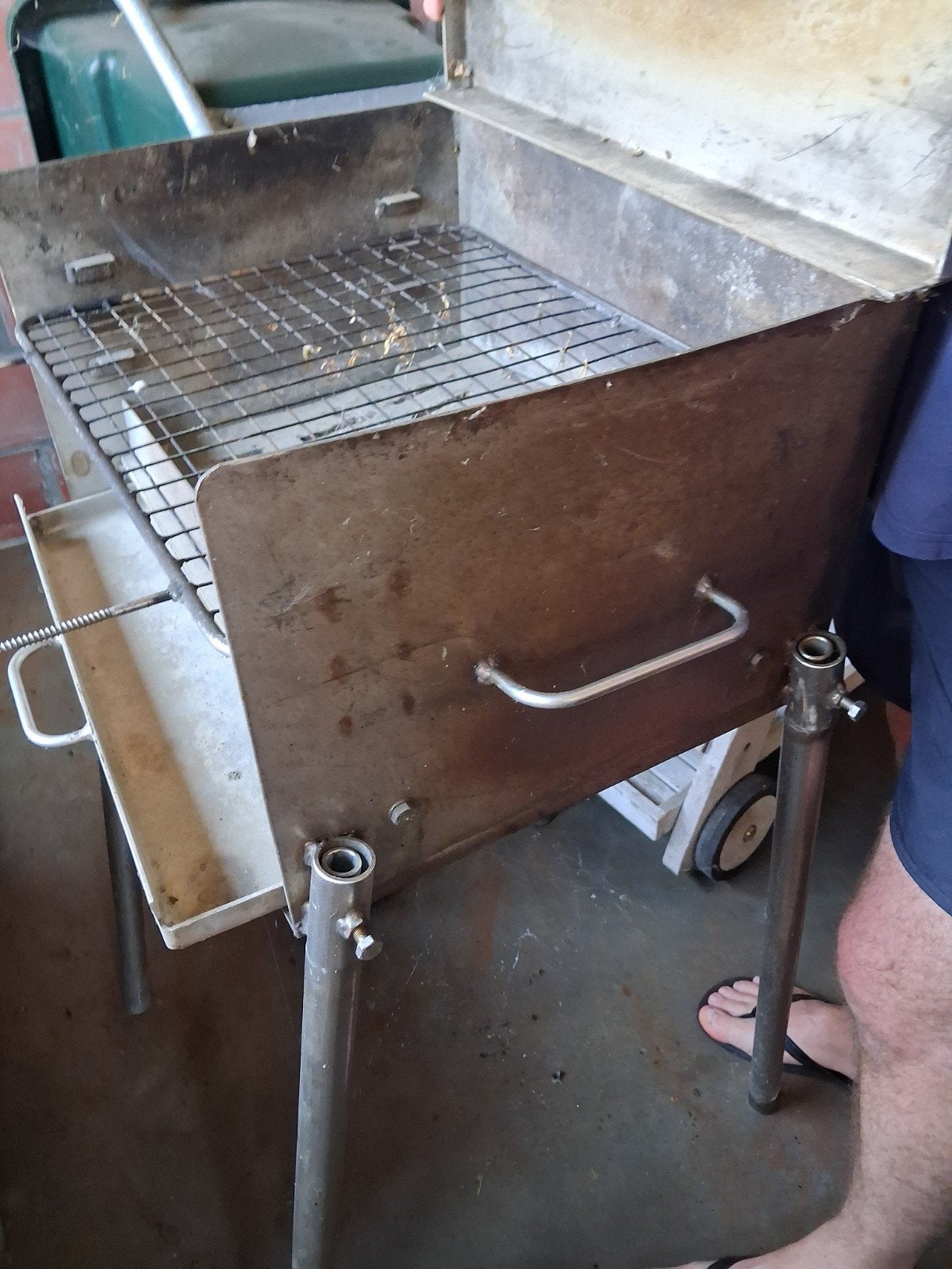 Barbecue aluminium, Ophalen
