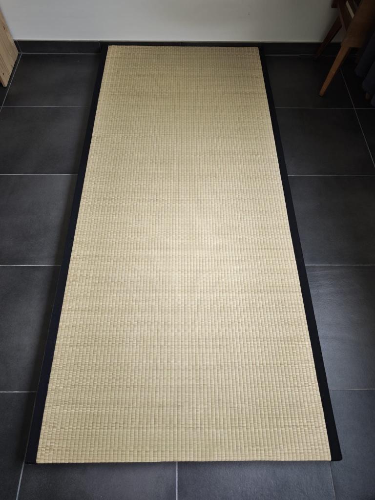 Authentieke Japanse tatami mat, Maison & Meubles, Enlèvement, Une personne, 200 cm, 90 cm