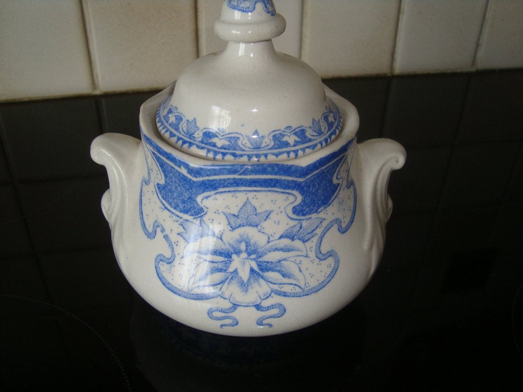 Art Nouveau suikerpot., Antiek en Kunst, Antiek | Servies los, Ophalen