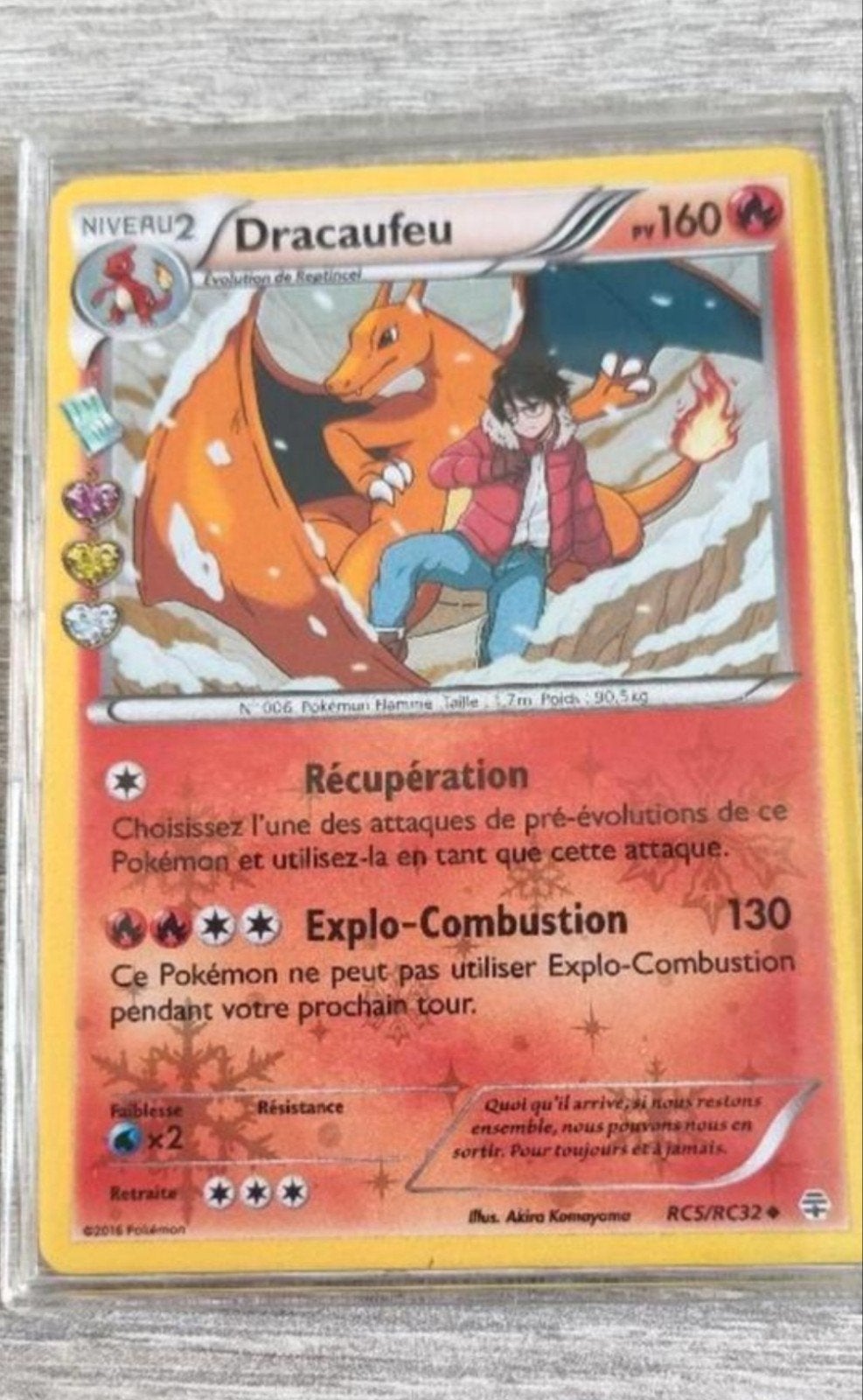 Carte Dracaufeu Pokémon, Enlèvement, Comme neuf