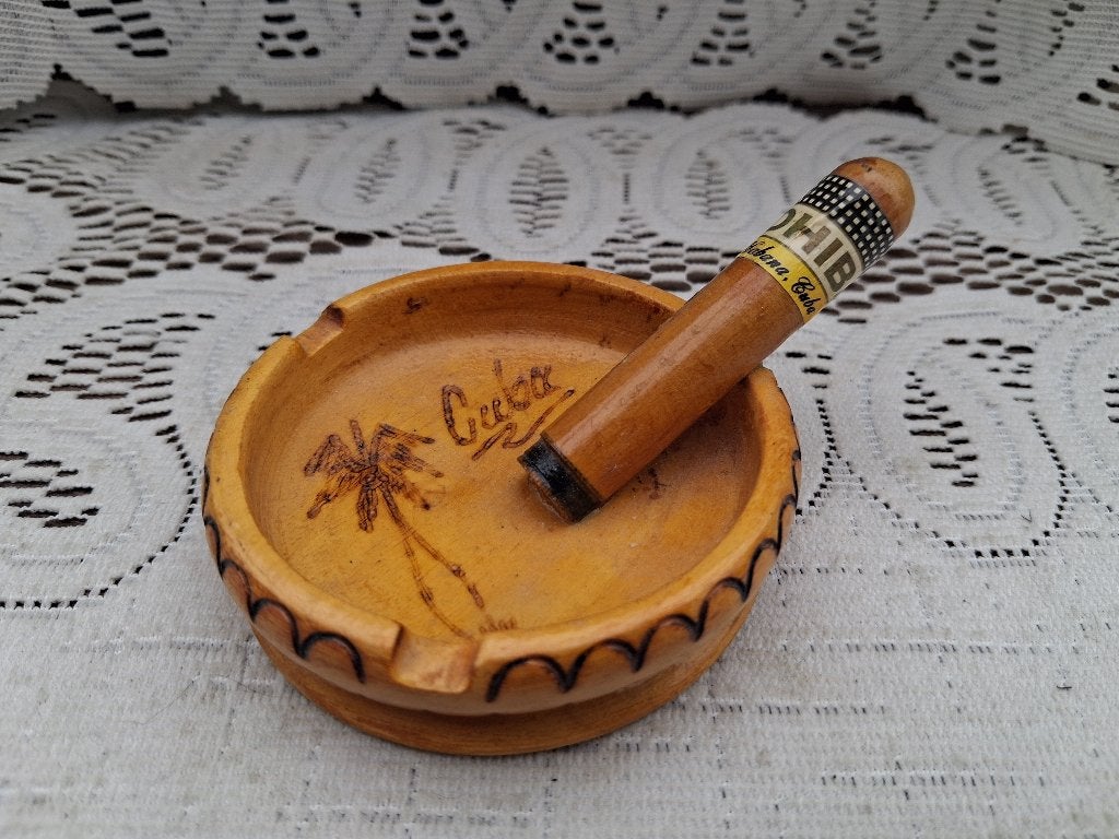 Vintage asbak Cohiba Cuba, Verzenden, Zo goed als nieuw, Asbak