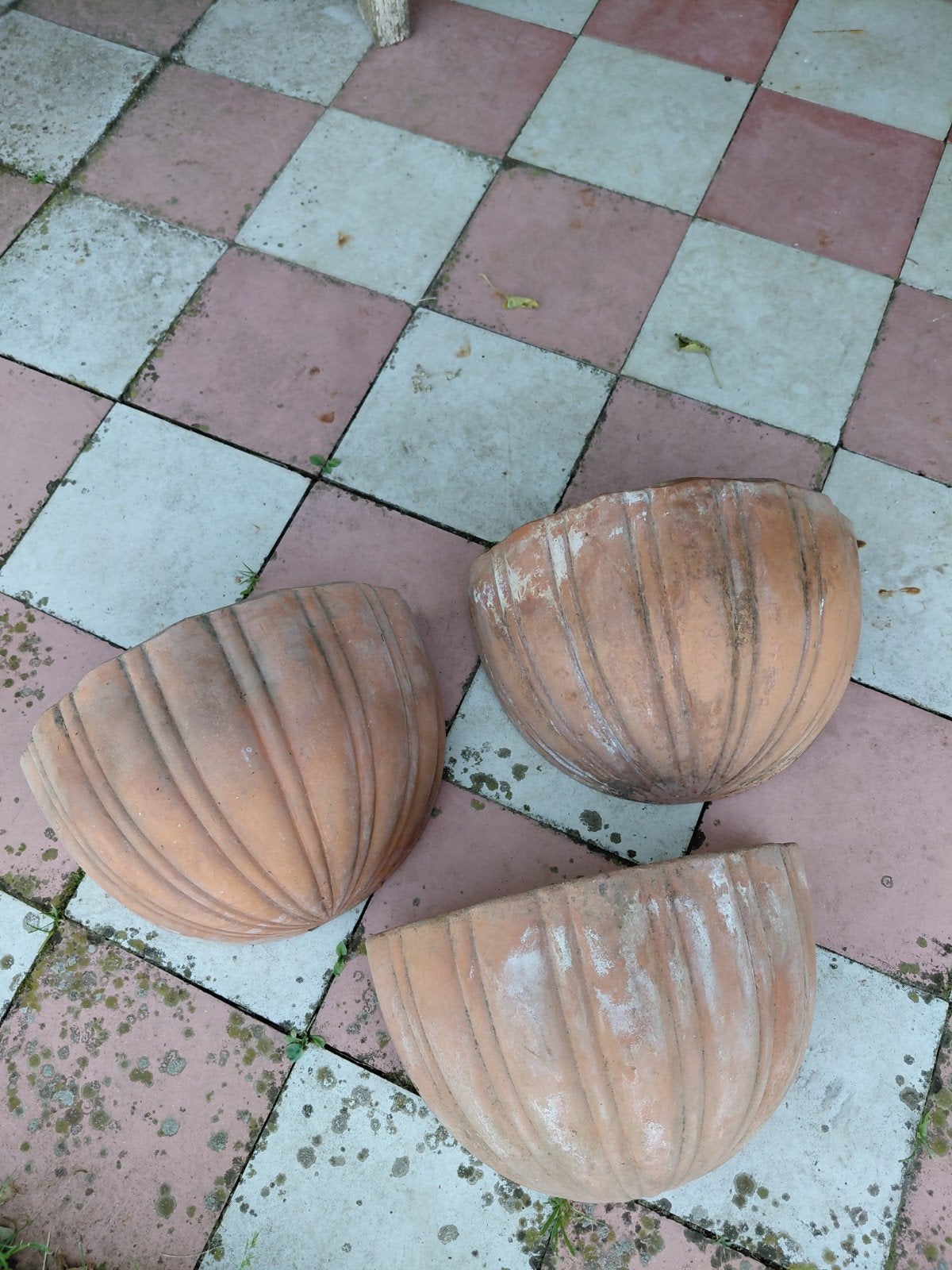 Terracotta hangpotten 3st/15€, Ophalen of Verzenden