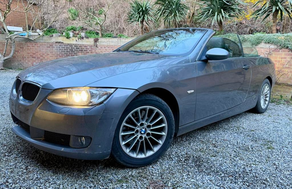 BMW série 320d Cabriolet, Auto's, Achterwielaandrijving, 1995 cc, Zwart, 4 cilinders