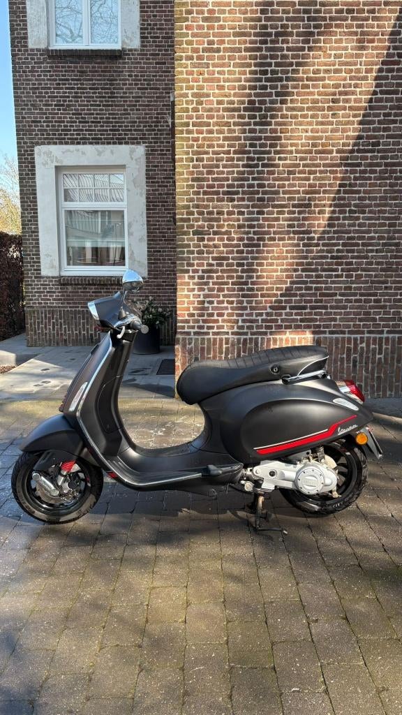 Vespa Sprint 45 Sport mat zwart, Vespa S, Classe B (45 km/h), Enlèvement, Utilisé
