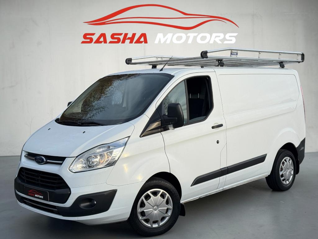 Ford Transit Custom LV 2.0 TDCi Euro6b Automaat | Ingericht, Stof, Wit, Bedrijf, Diesel