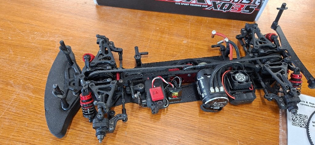 1/10 Touring chassis Xpress XQ3S 4WD on-road (ROLLER), Gebruikt, Schaal 1:10, Auto onroad, Ophalen