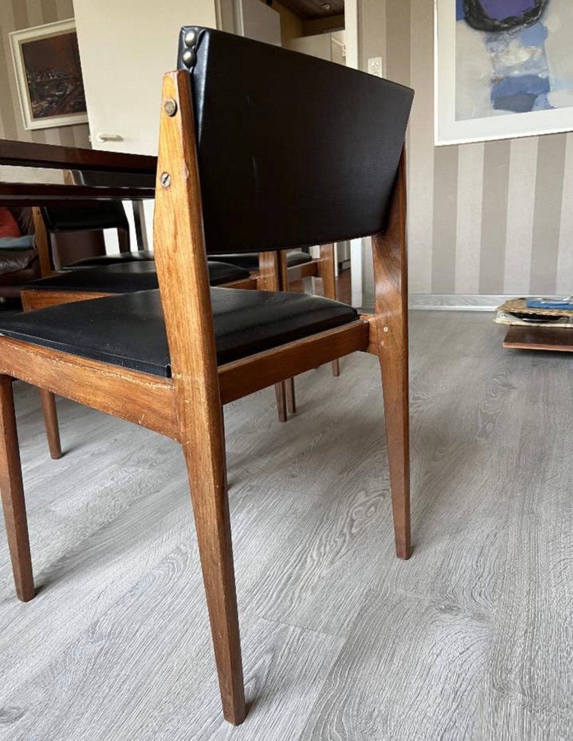 Vintage retro eetkamerstoelen, Huis en Inrichting, Ophalen, Zo goed als nieuw