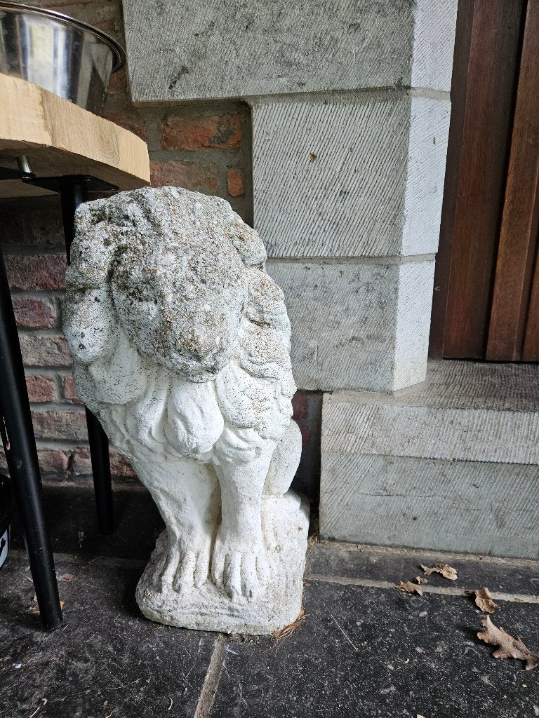 lion en pierre, Enlèvement, Utilisé, Pierre, Animal