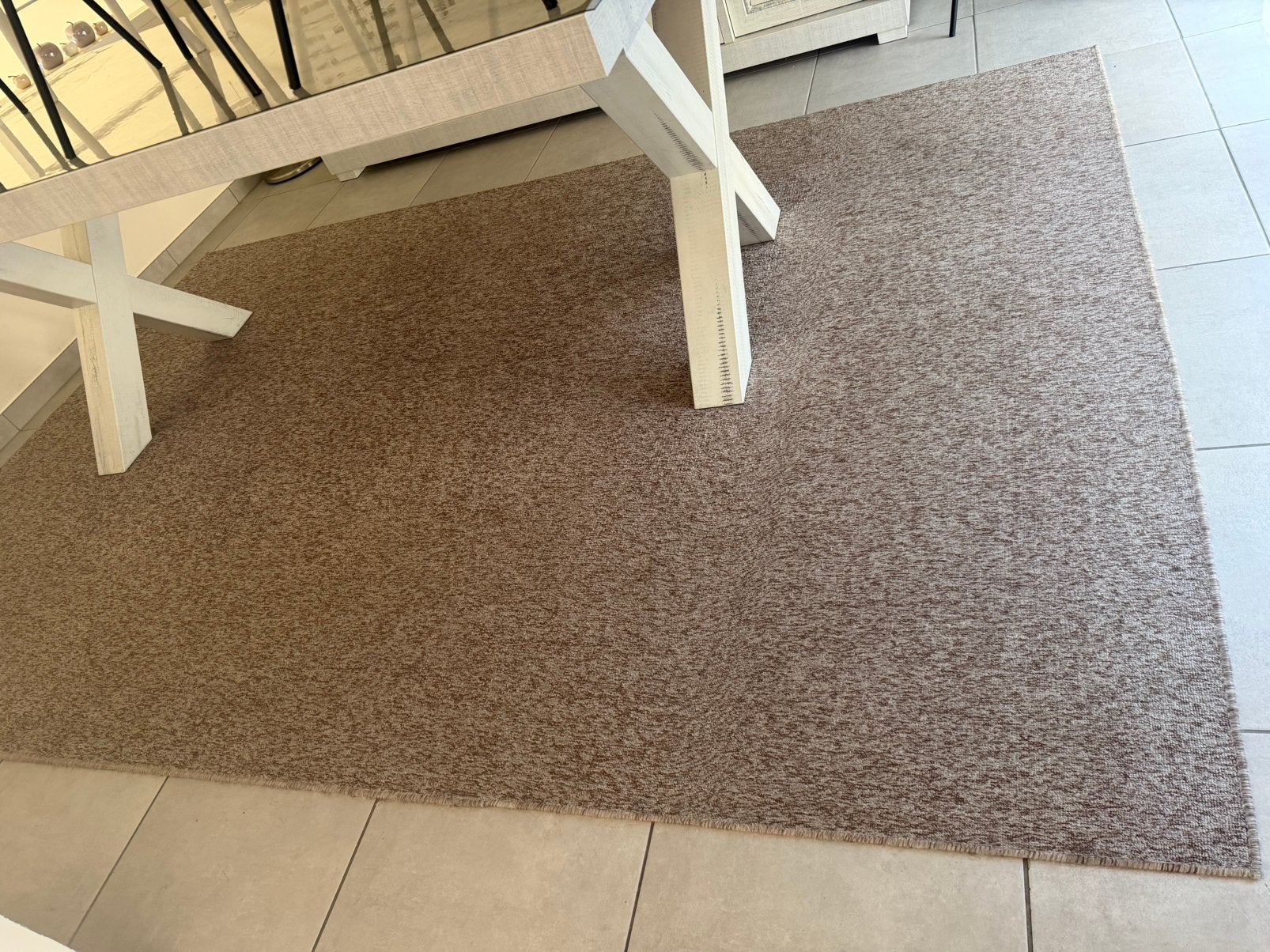 2 x beige tapijten, Maison & Meubles, Ameublement | Tapis & Moquettes, Enlèvement, Comme neuf, Beige