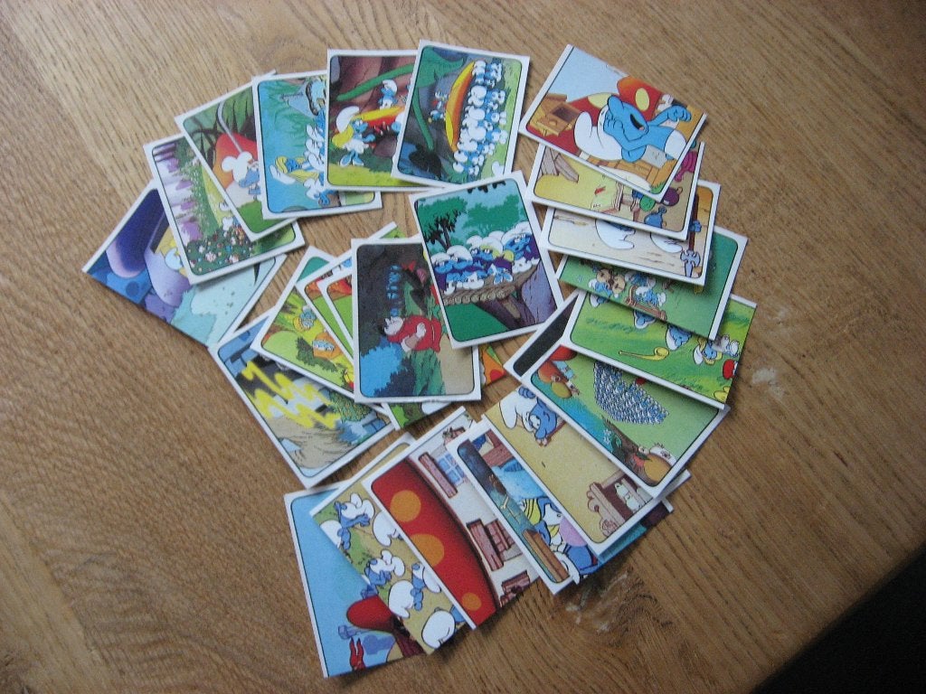 Panini Stickers De Smurfen 1982, Ophalen of Verzenden, Nieuw, Strip of Tekenfilm