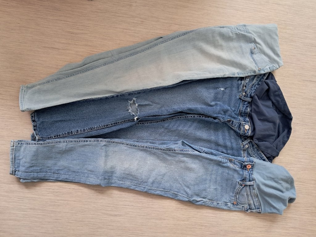 Zwangerschapskledij, Kleding | Dames, Zwangerschapskleding, Zo goed als nieuw, Broek of Spijkerbroek, Maat 36 (S), Blauw, Ophalen